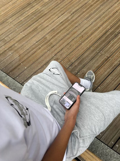 Elegancé Grey Shorts Set