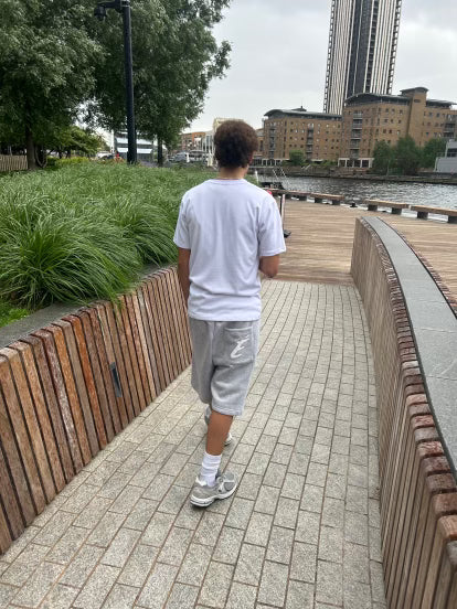 Elegancé Grey Shorts Set