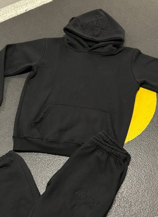 Elegancé Black Tracksuit